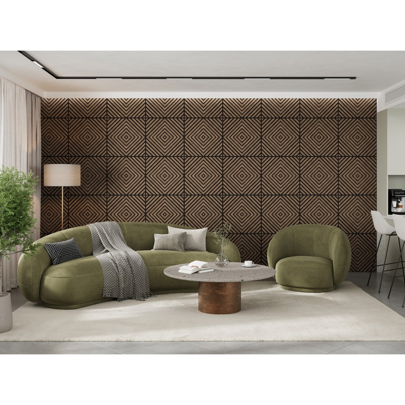 Mexen Linea 03 Акустичен стенен панел 60 x 60 см (4 бр.), филц 9 мм, технически