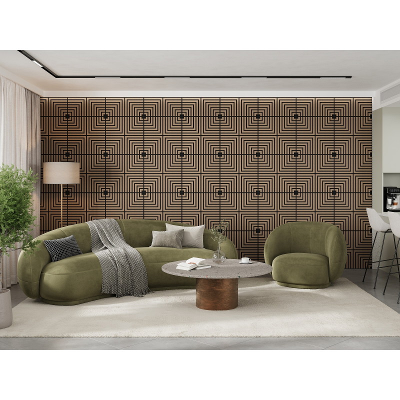 Mexen Linea 02 Акустичен стенен панел 60 x 60 см (4 бр.), филц 9 мм, технически