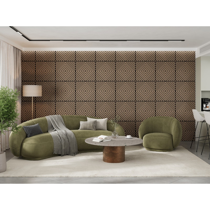 Mexen Linea 03 акустичен стенен панел 60 x 60 cm (4 бр.), филц 9 mm, технически