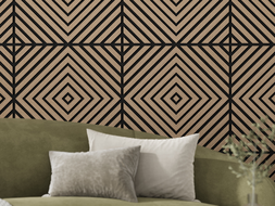 Mexen Linea 03 акустичен стенен панел 60 x 60 cm (4 бр.), филц 9 mm, технически
