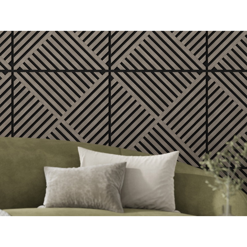 Mexen Linea 08 акустичен стенен панел 60 x 60 cm (4 бр.), филц 9 мм, технически