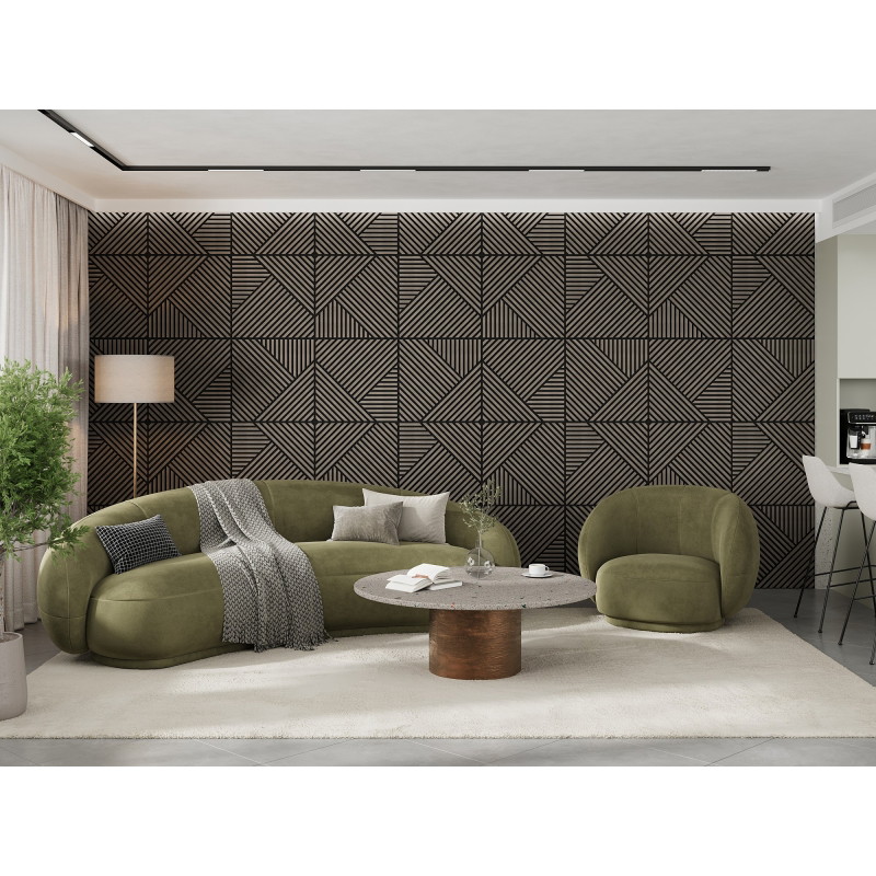 Mexen Linea 25 акустичен стенен панел 60 x 60 см (4 бр.), филц 9 мм, технически
