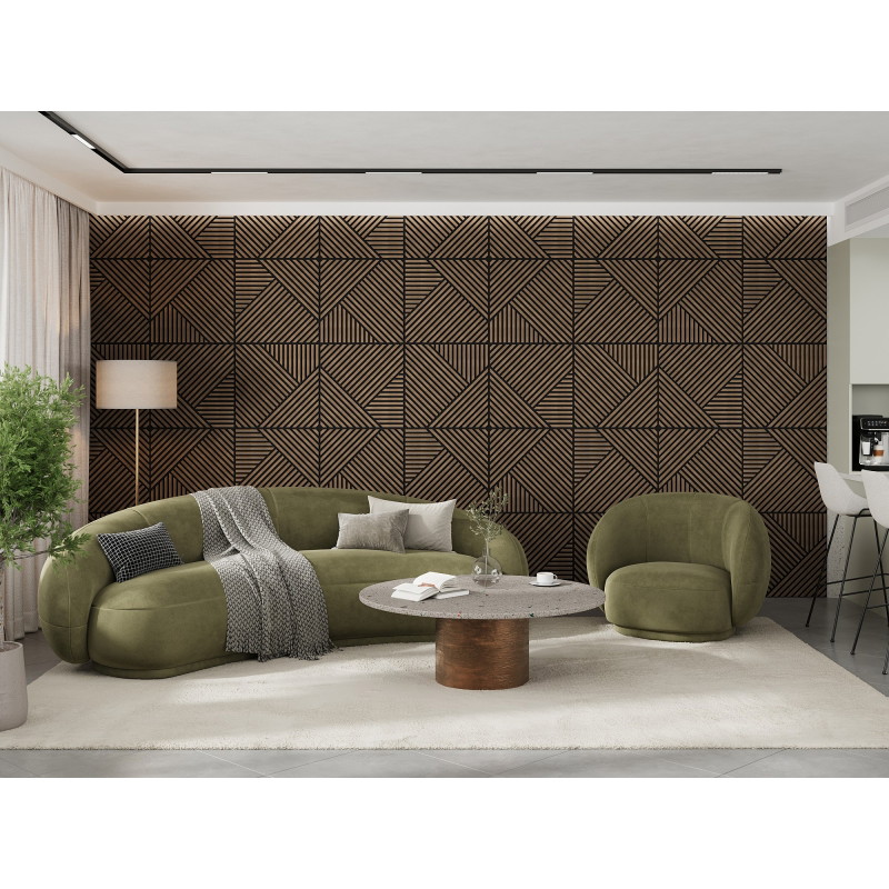 Mexen Linea 25 акустичен стенен панел 60 x 60 см (4 броя), филц 9 мм, технически