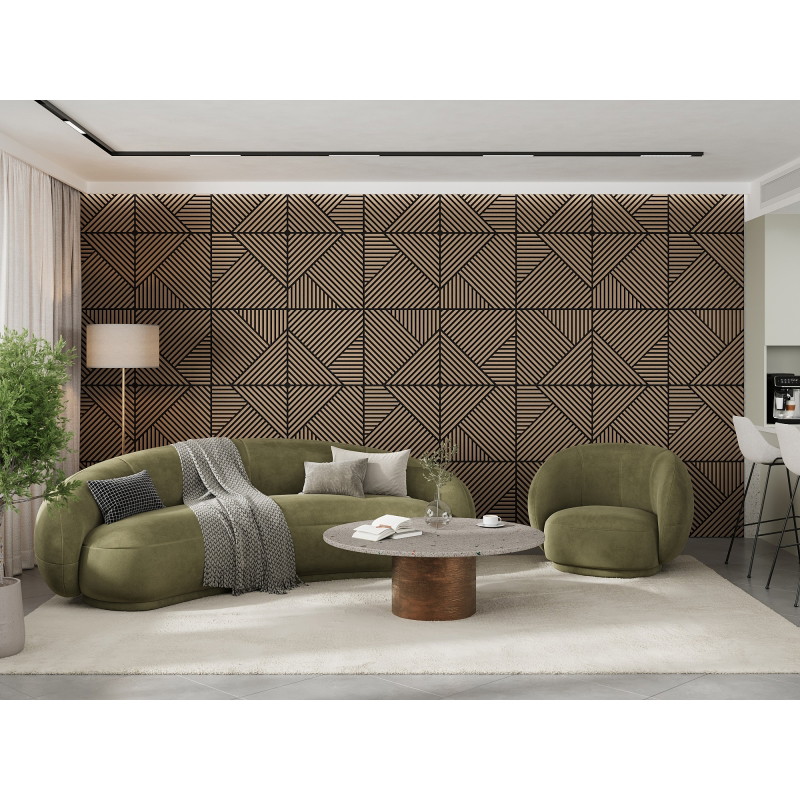 Mexen Linea 25 акустичен стенен панел 60 x 60 см (4бр.), филц 9 мм, технически
