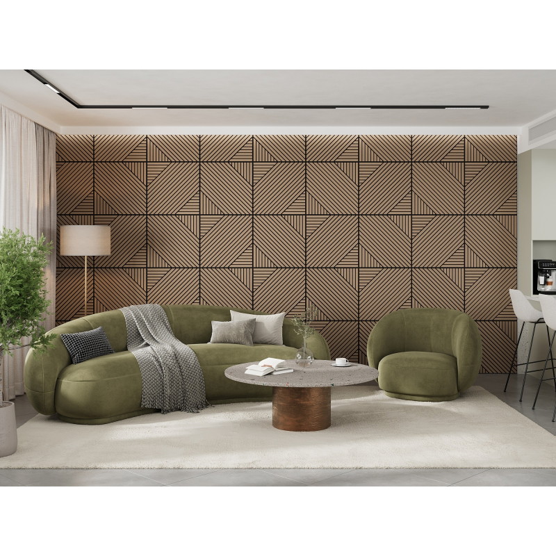 Mexen Linea 26 акустичен стенен панел 60 x 60 см (4 бр.), филц 9 мм, технически