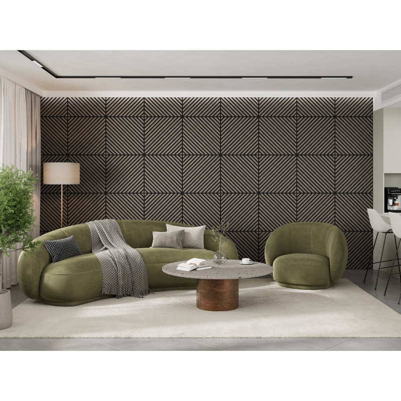 Mexen Linea 39 акустичен стенен панел 60 x 60 см (4 броя), филц 9 мм, технически