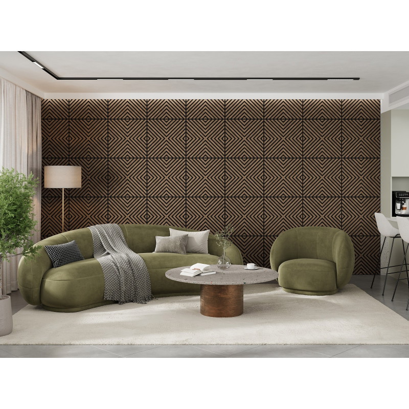 Mexen Linea 01 акустичен стенен панел 60 x 60 см (4 бр.), филц 9 мм, технически