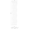 Mexen Lam-SF 01 Акустични стенни ламели 280 x 30 см, филц 9 мм, технически фурнир,