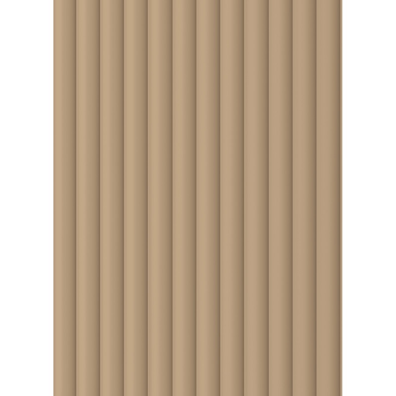 Mexen Strito 01 Strio 01 стенни панели с бразди 280 x 14,5 cm (2 броя), капучино