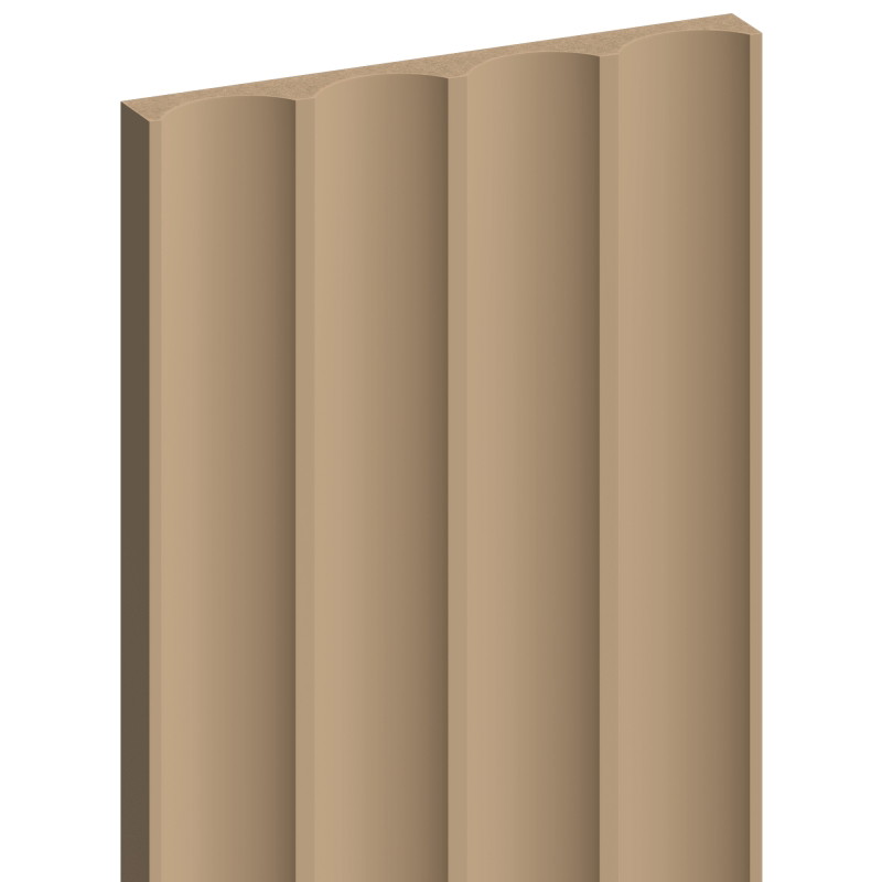 Mexen Strito 01 Strio 01 стенни панели с бразди 280 x 14,5 cm (2 броя), капучино
