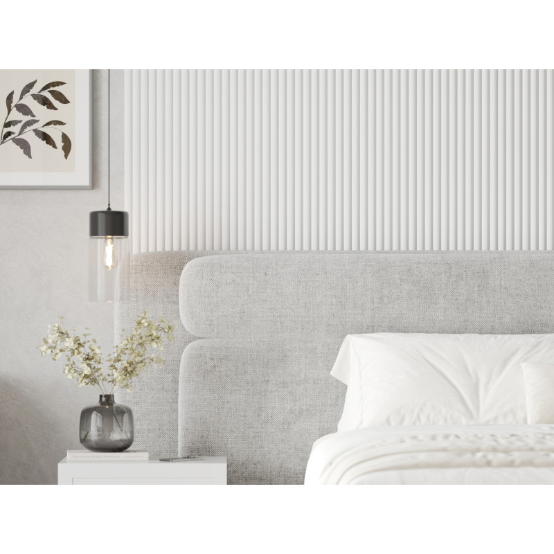 Mexen Strio 02 рифлени стенни панели 280 x 14,5 см (2бр), бял - S120-280-02-301