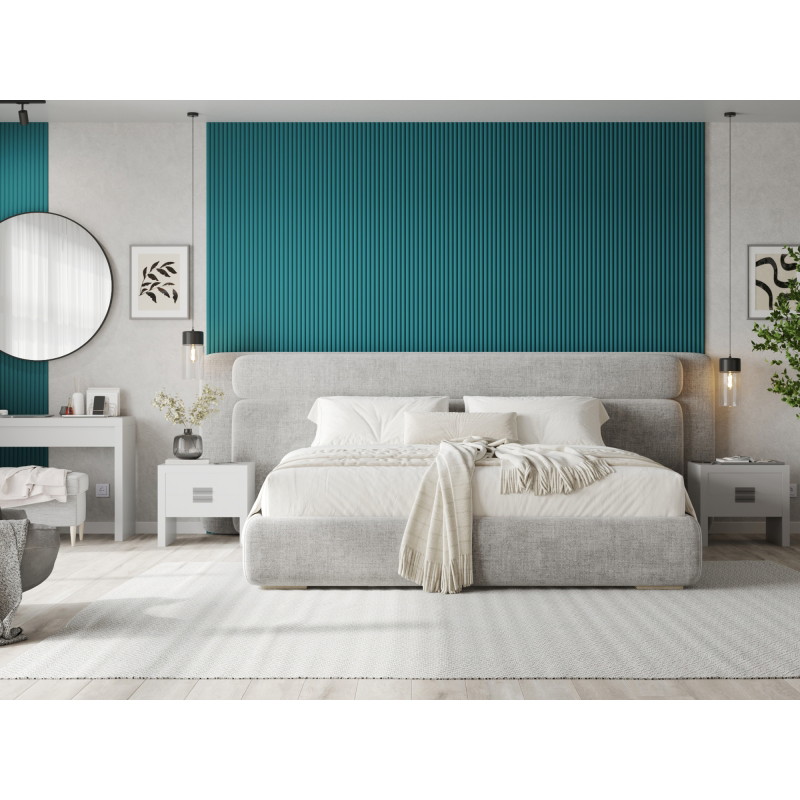 Mexen Strio 02 рифлени стенни панели 280 x 14,5 см (2 броя), тъмен тюркоаз