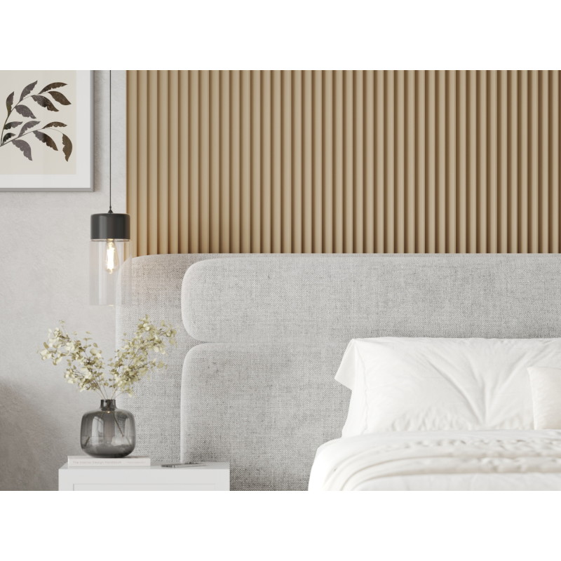 Mexen Strito 01 Strio 01 стенни панели с бразди 280 x 14,5 cm (2 броя), капучино