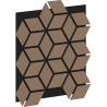 Mexen Form 02 акустичен стенен панел 81 x 66 см (4 бр.), филц 9 мм, технически