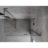 Mexen Mist-H L Duo душ кабина с отваряща се дясна врата 75 x 80 см, прозрачна, gun