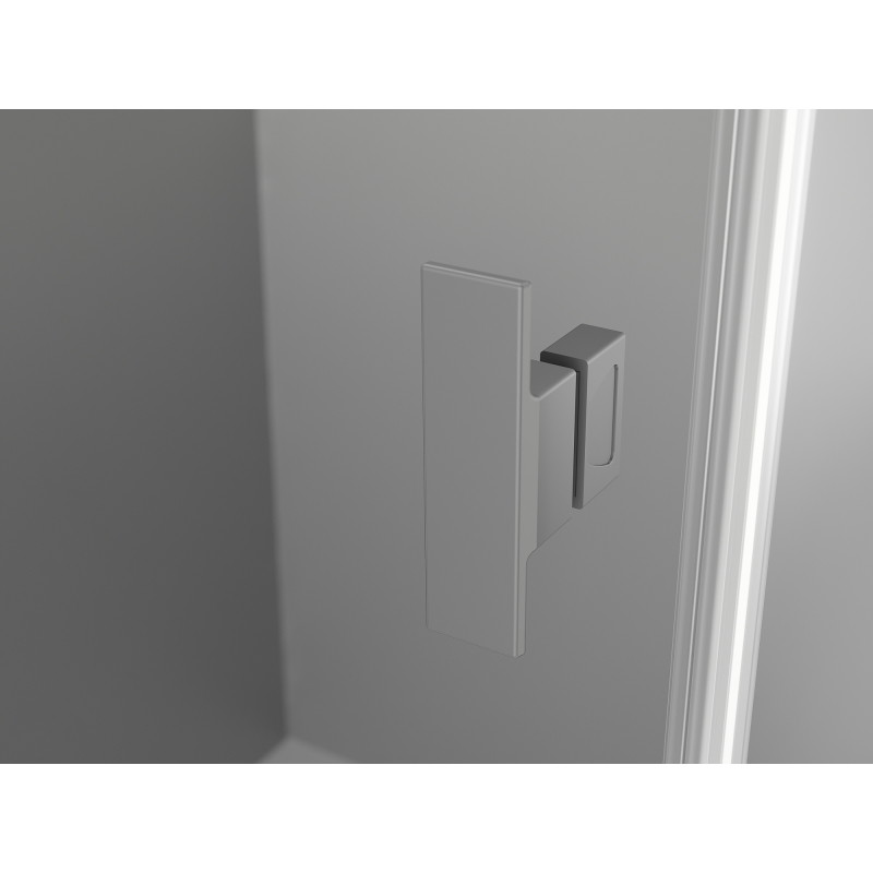 Mexen Mist-H L Двукабинен душ корпус 80 x 80 см, прозрачен, метален - 8A5L-080L-080P-95-00