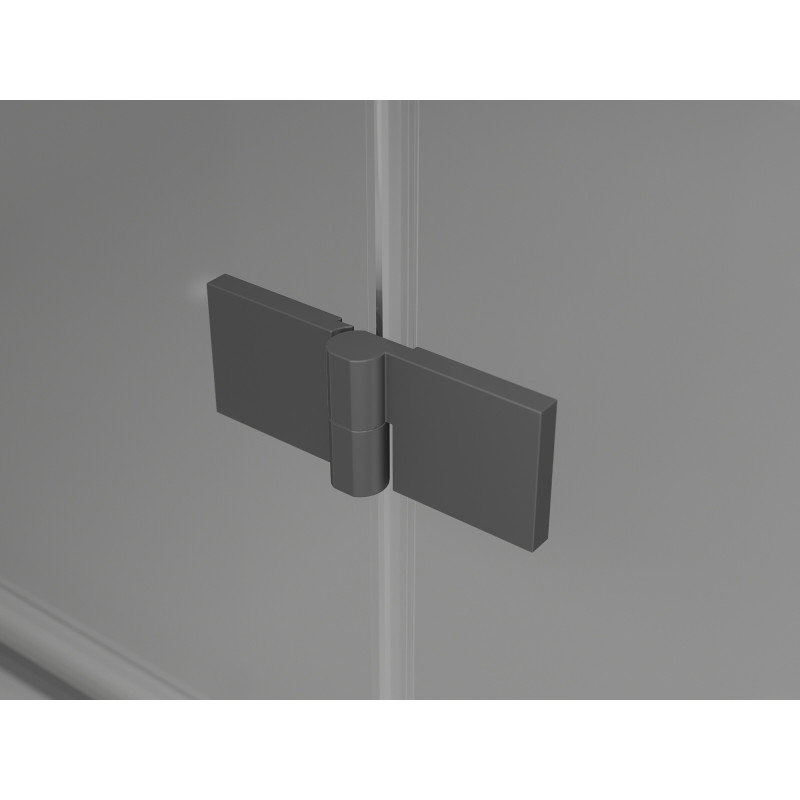 Mexen Mist-H L Двукабинен душ корпус 80 x 80 см, прозрачен, метален - 8A5L-080L-080P-95-00