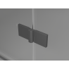 Mexen Mist-H L Двукабинен душ корпус 80 x 80 см, прозрачен, метален - 8A5L-080L-080P-95-00