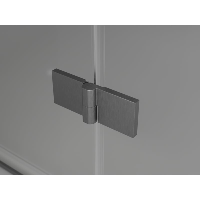 Mexen Mist-H лява люлееща се врата за душ 130 см, прозрачна, оръжие сив мат
