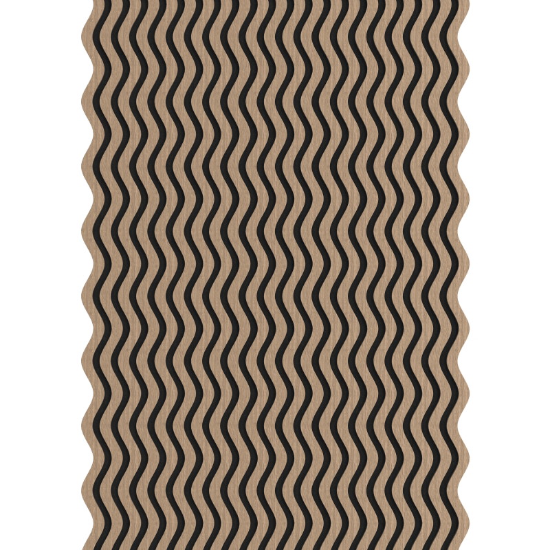 Mexen Lam-SF 02 акустични стенни ламели 280 x 30 cm, филц 9 mm, технически фурнир,
