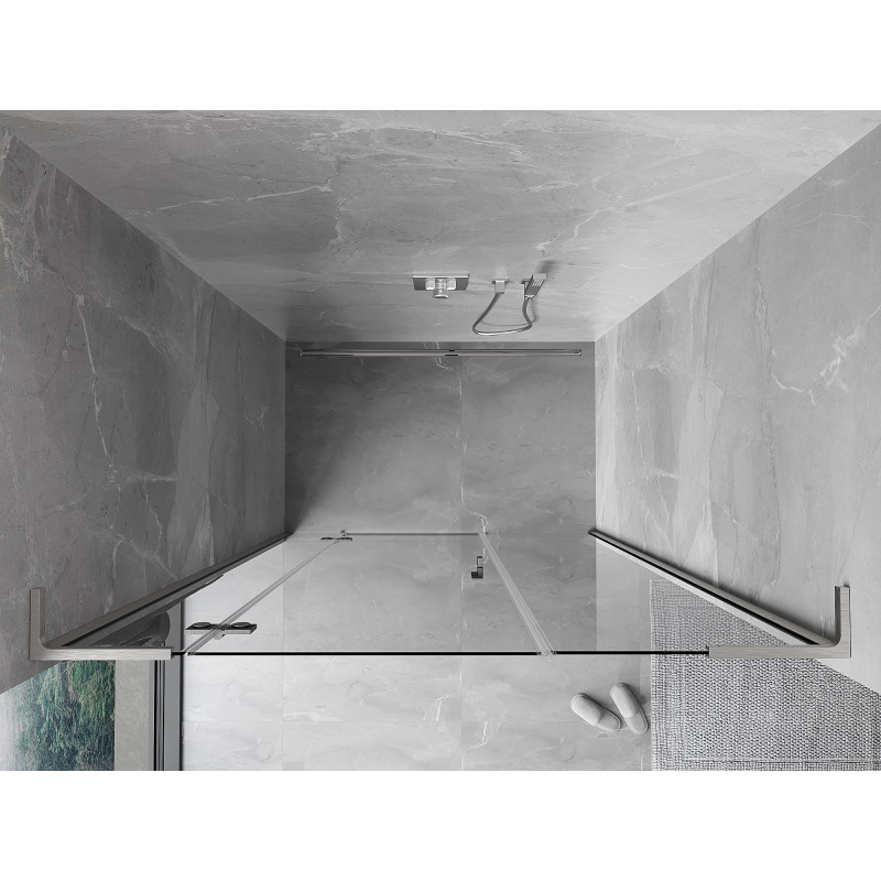 Mexen Mist-H L лява врата за душ кабина 160 см, прозрачна, матов никел