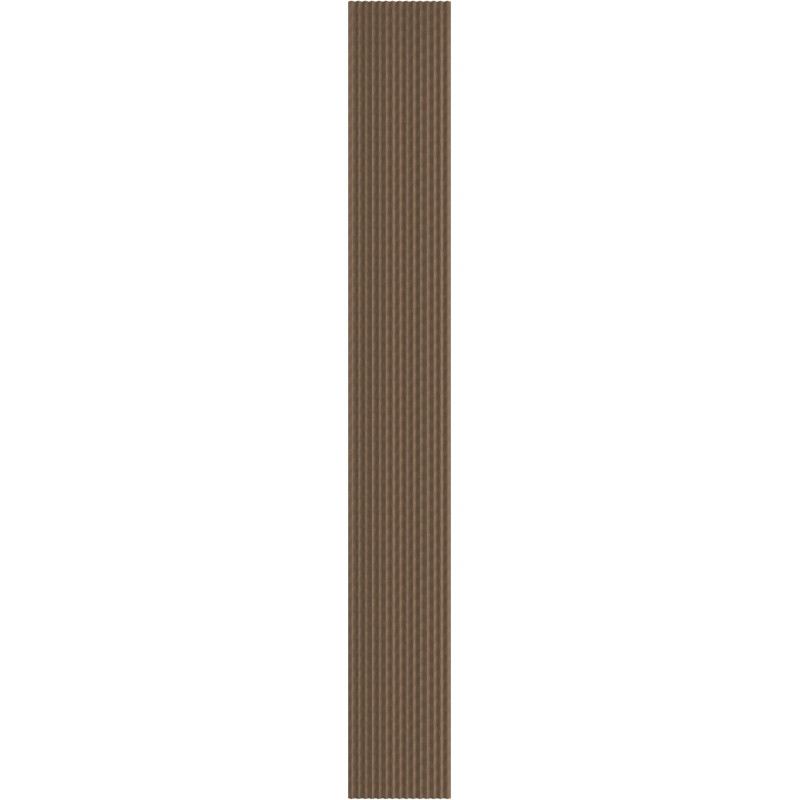 Mexen Ovalo 01 гъвкави рифеловани стенни ламели 280 x 36 см, технически фурнир,