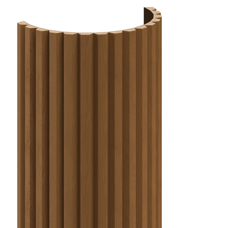 Mexen Ovalo 02 еластични набраздени стенни панели 280 x 36 cm, технически фурнир,