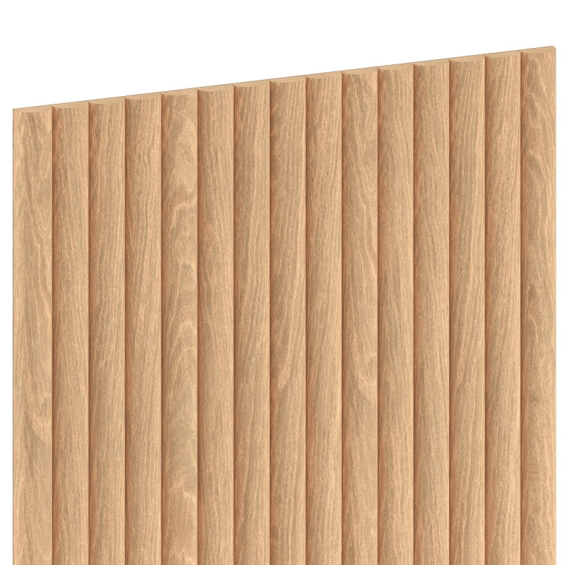 Mexen Ovalo 03 еластични стенни ламели с релеф 280 x 36 см, технически фурнир,