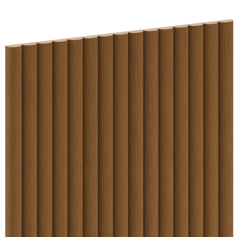 Mexen Ovalo 03 еластични стенни ламели с релеф 280 x 36 см, технически фурнир,
