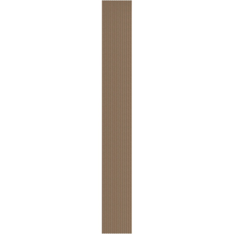 Mexen Ovalo 03 еластични рифлени стенни ламели 280 x 36 см, технически фурнир,