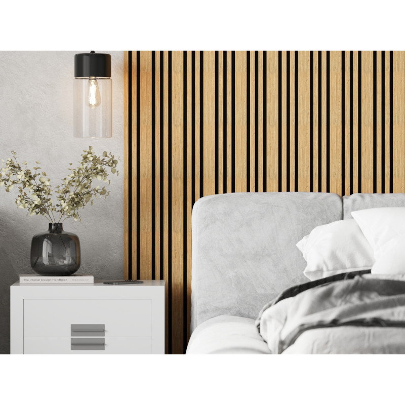 Mexen Lam-F Slim 01 акустични стенни ламели 280 x 36,5 см, филц 9 мм, технически