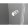 Mexen Mist-F сгъваема лява душ кабина 115 x 95 см, прозрачна, бяла - 8A6T-115-095-20-00-L