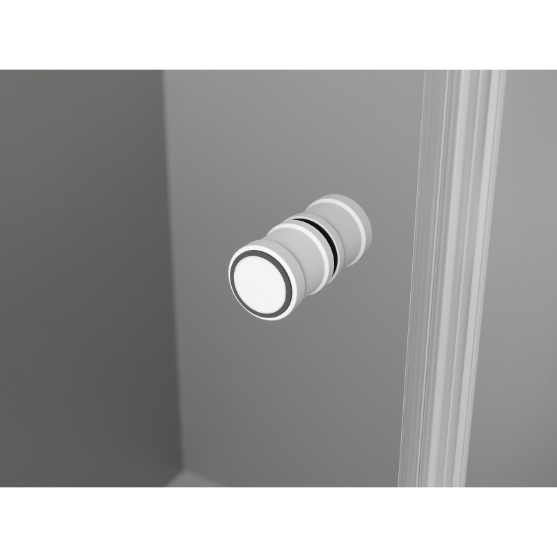 Mexen Mist-F сгъваема душ кабина дясна 110 x 70 см, прозрачна, бяла - 8A6T-110-070-20-00-P