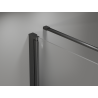 Mexen Mist-F сгъваема душ кабина дясна 80 x 75 см, прозрачна, четка в цвят