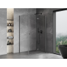 Mexen Mist-F Сгъваема душ кабина дясна 110 x 120 см, прозрачна, четка Gun Gray