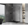Mexen Mist-F Сгъваема душ кабина отляво 90 x 80 cm, прозрачна, gun metal - 8A6T-090-080-95-00-L