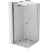 Mexen Mist-F Сгъваема лява душ кабина 85 x 85 см, прозрачна, gun metal - 8A6T-085-085-95-00-L