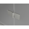 Mexen Mist-F сгъваема душ кабина дясна 70 x 85 см, прозрачна, матов никел
