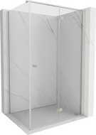 Mexen Mist-F душкабина сгъваема дясна 115 x 95 см, прозрачна, четкан никел