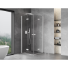 Mexen Mist-F Сгъваема душ кабина Duo 105 x 105 см, прозрачна, бяла - 8A6-105L-105P-20-00