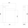 Mexen Elba висок смесител за мивка, хром - 74110-00