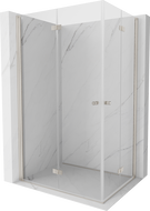 Mexen Mist-F Двоен душ кабина сгъваема лява 115 x 110 см, прозрачна, полиран