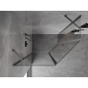 Mexen Mist петостенна асиметрична душ кабина с панти 90 x 80 см, прозрачна,