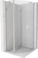 Mexen Mist петоъгълна душ кабина с отварящи се врати 90 x 90 см, прозрачна,