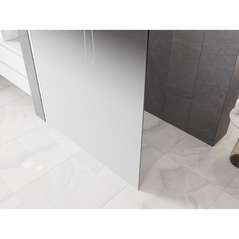 Mexen Kioto панел за душ Walk-in 150 x 200 см, бяла омбре 8 мм, бяла - 800-150-101-20-86