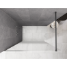 Mexen Kioto панел за душ Walk-in 150 x 200 см, бяло омбре 8 мм, gun metal - 800-150-101-95-86