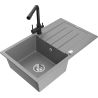 Mexen Bruno гранитна мивка с 1 отделение с отцеждач и кухненски смесител
