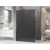 Mexen Kioto Душ параван Walk-in 130 x 200 см, кракел графит 12 мм, хром - 800-130-101-01-44-X