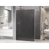 Mexen Kioto душ панел Walk-in 130 x 200 см, графит веон и блажен 12 мм, бял