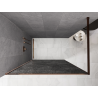 Mexen Kioto душ стена Walk-in 100 x 200 cm, графит с ефект на пукнатини 12 mm, розово